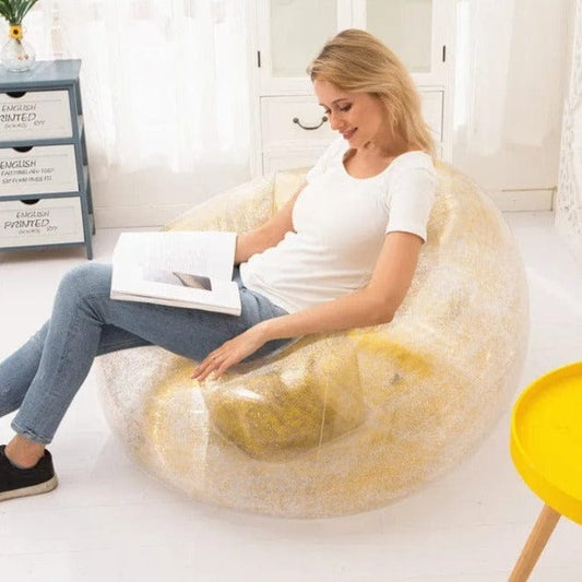 Pouf Extérieur Géant Gonflable Portable