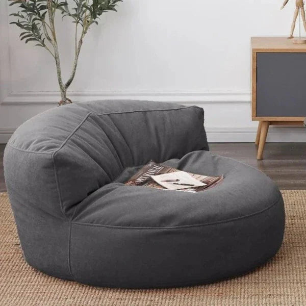 Pouf Fauteuil Velours de Lecture