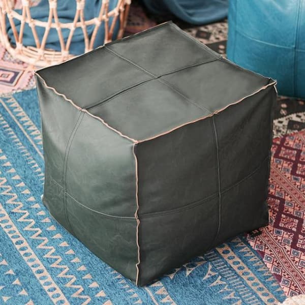 Pouf Jardin Carré Marocain Luxe