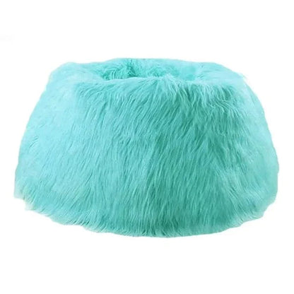 Pouf Poire en Fausse Fourrure