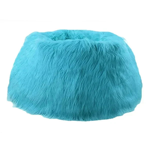 Pouf Poire en Fausse Fourrure