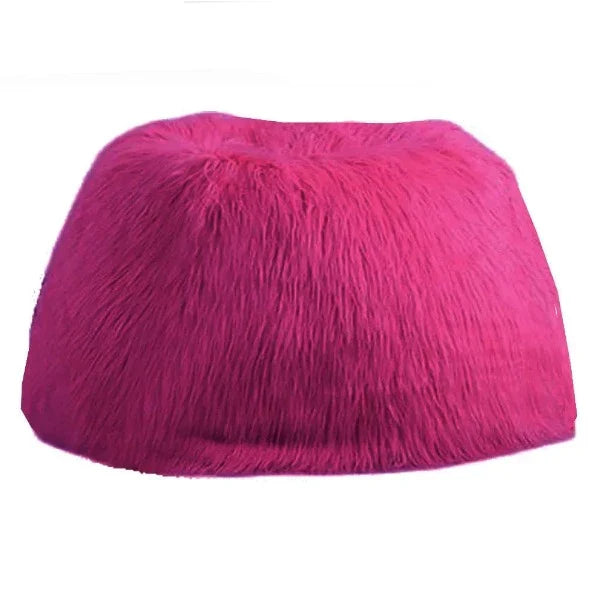 Pouf Poire en Fausse Fourrure