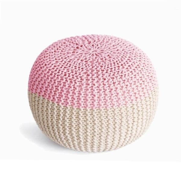 Pouf Rond Tressé