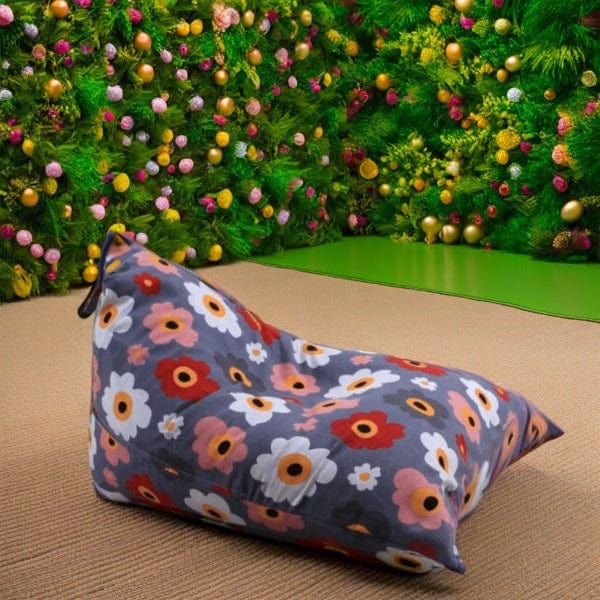 Pouf Triangle Enfant avec Motif Floral