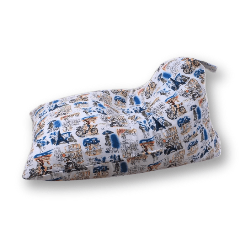 Pouf Triangle Enfant Motif Paris