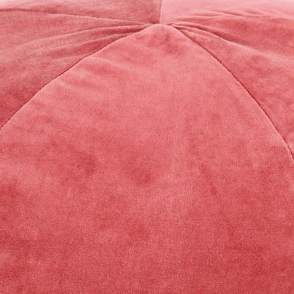 Pouf Velours Vieux Rose